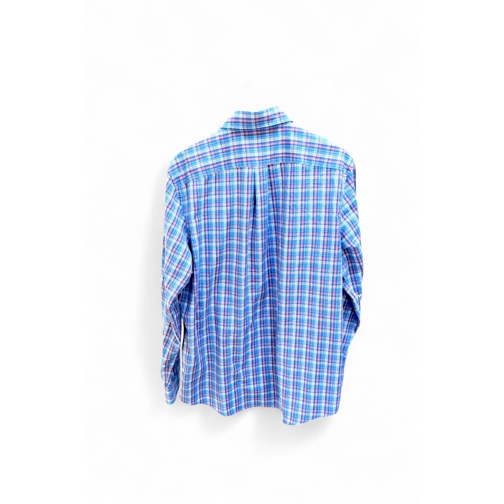 Vineyard Vines Men's Classic Fit‎ Murray Plaid Performance Button Down Shirt M - Picture 11 of 13